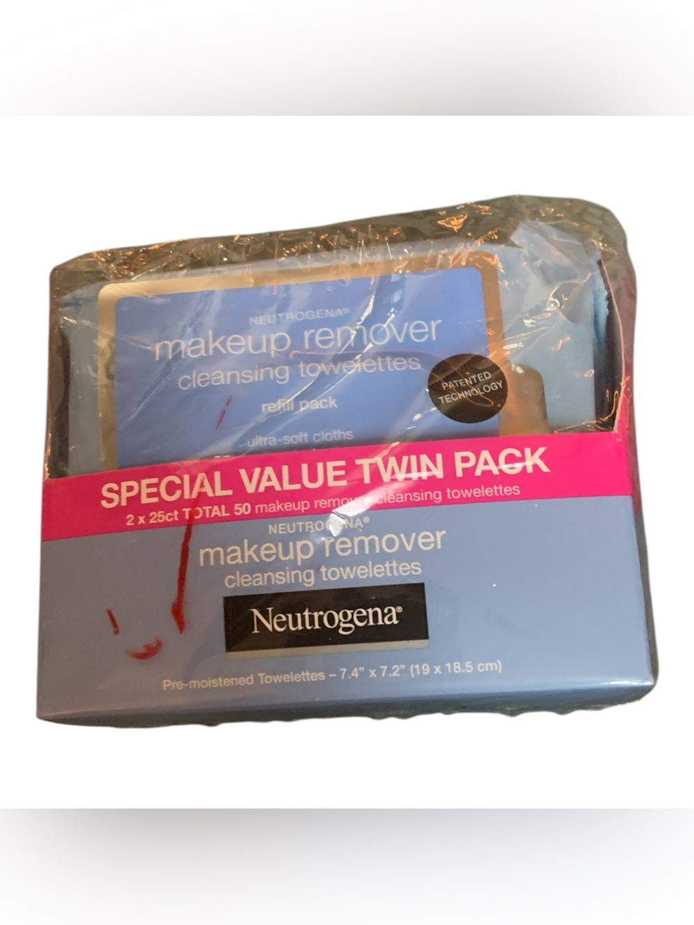 Neutrogena Makeup Remover Ultra Soft Cleaning Towelettes Wipes 50ct Total
